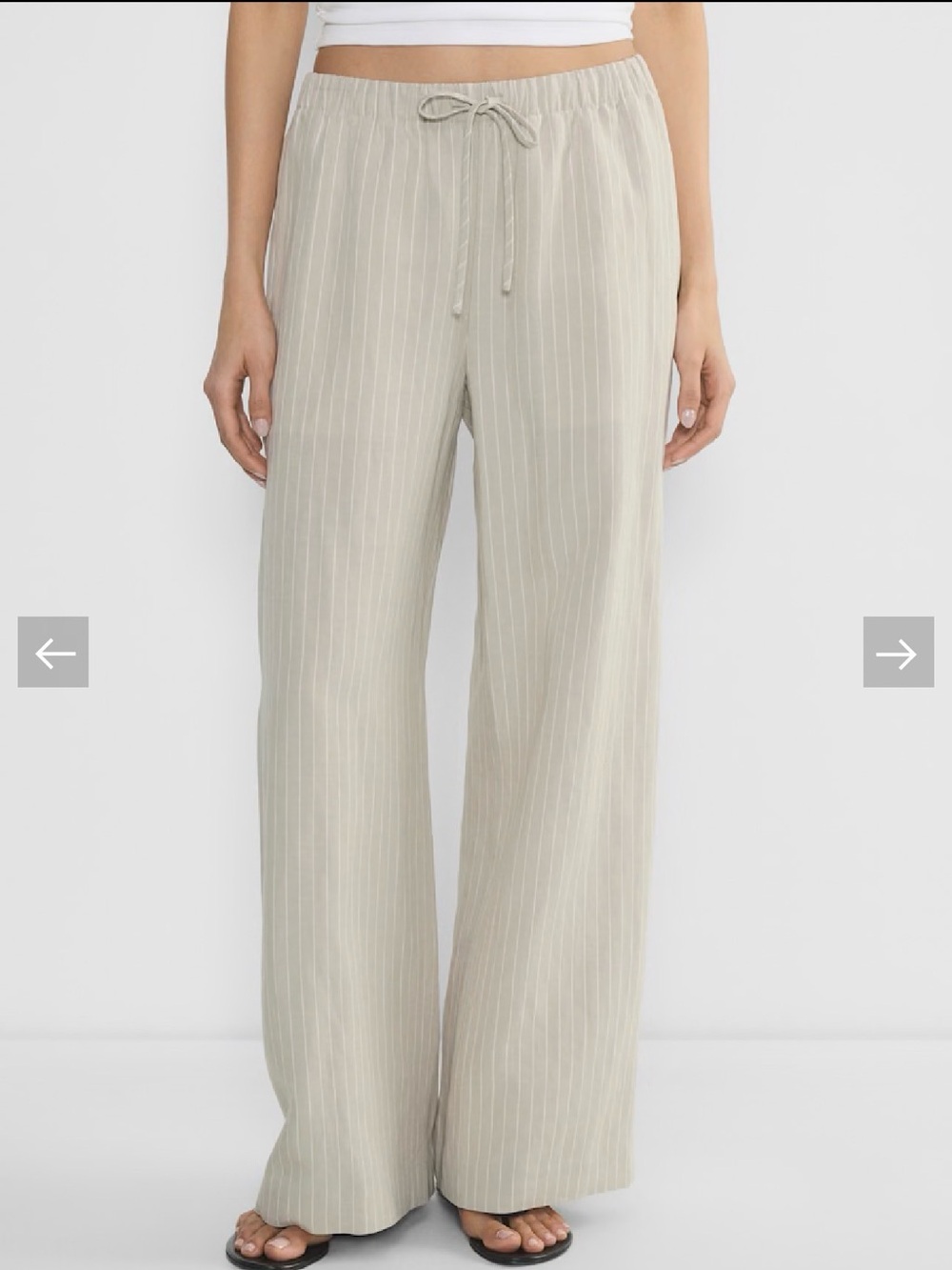 Aritzia lodge linen pant - Picture 2 of 6